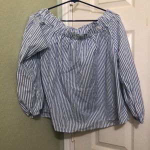 Gap off the shoulder blouse